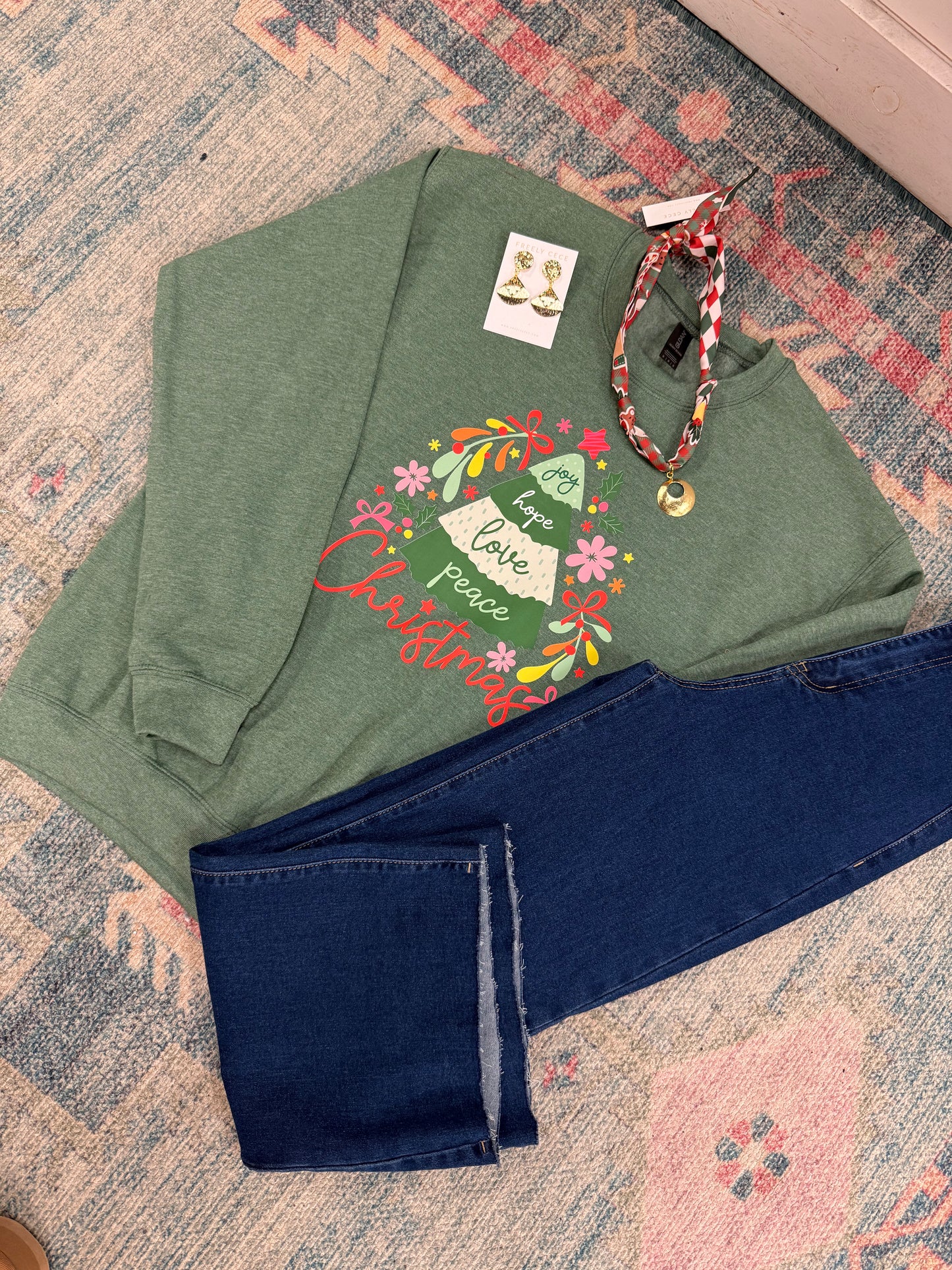 Joy Hope Love Peace Sweatshirt