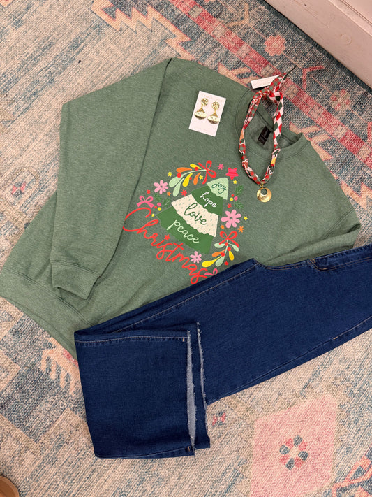 Joy Hope Love Peace Sweatshirt