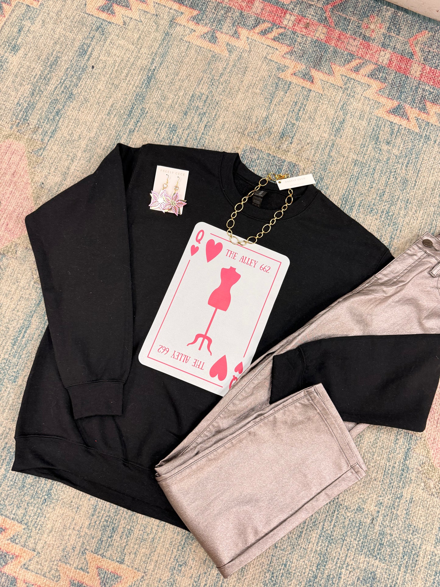 Alley Queen of Hearts Sweatshirt