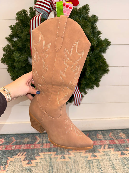 Taupe Cowboy Boot