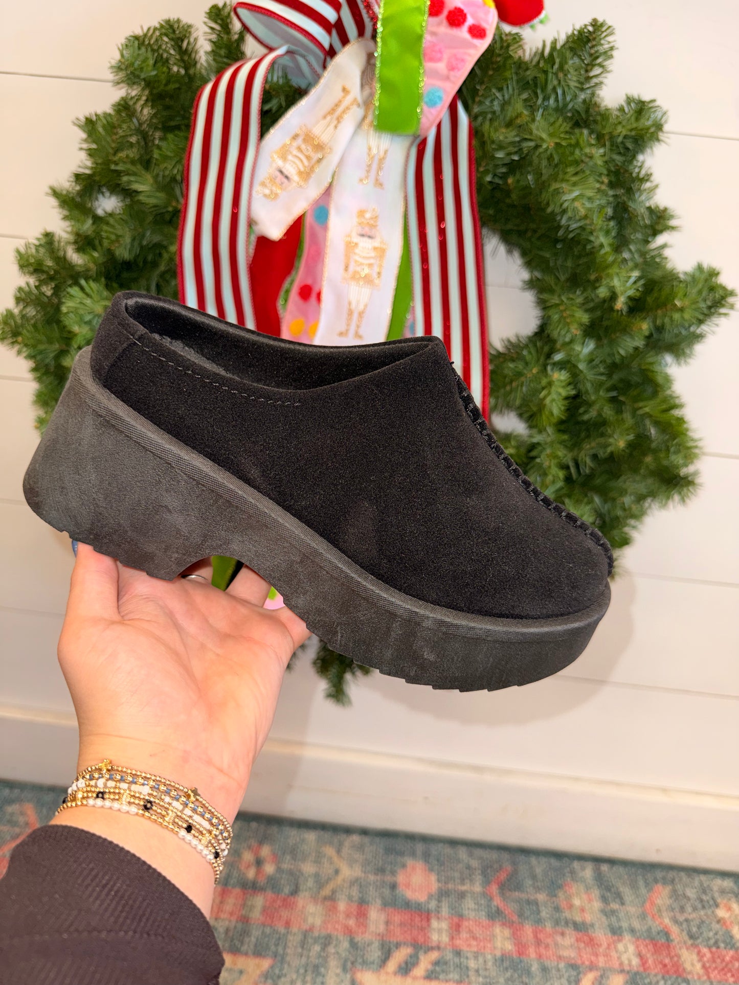 Holly Platform Clogs