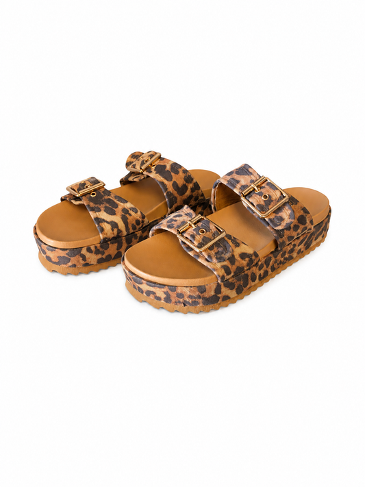Leopard Luxe Slide