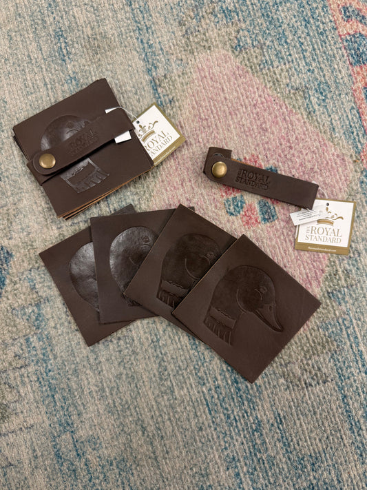 Duck Embossed Coaster Set