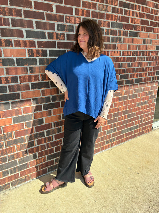 Curvy Stardust Mesh Top