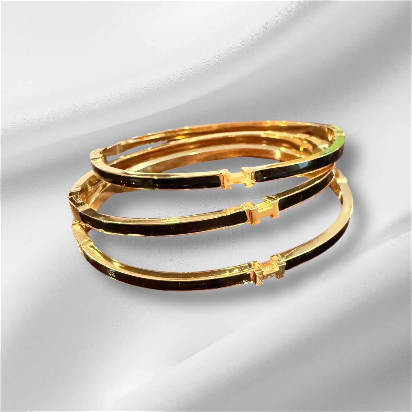 Colored H Bangle