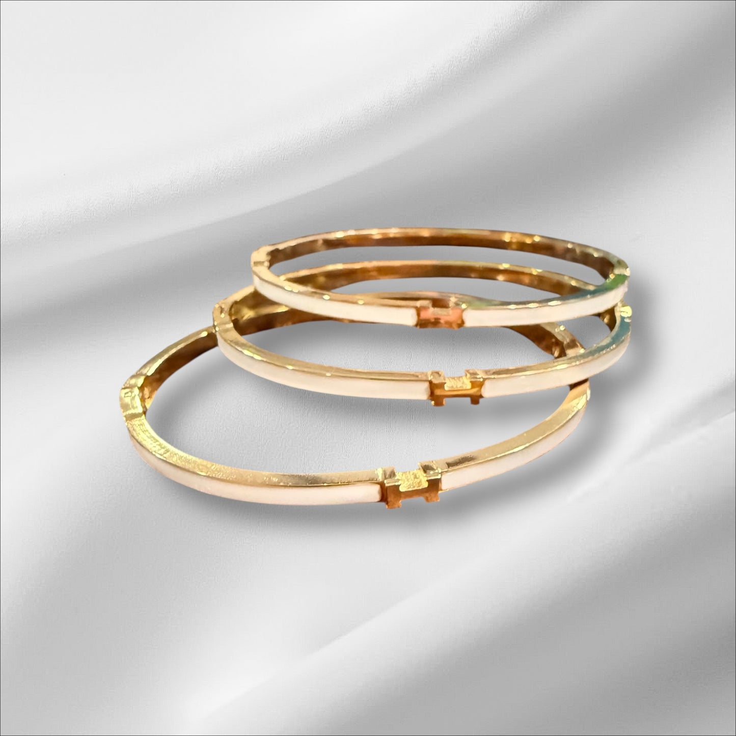 Colored H Bangle