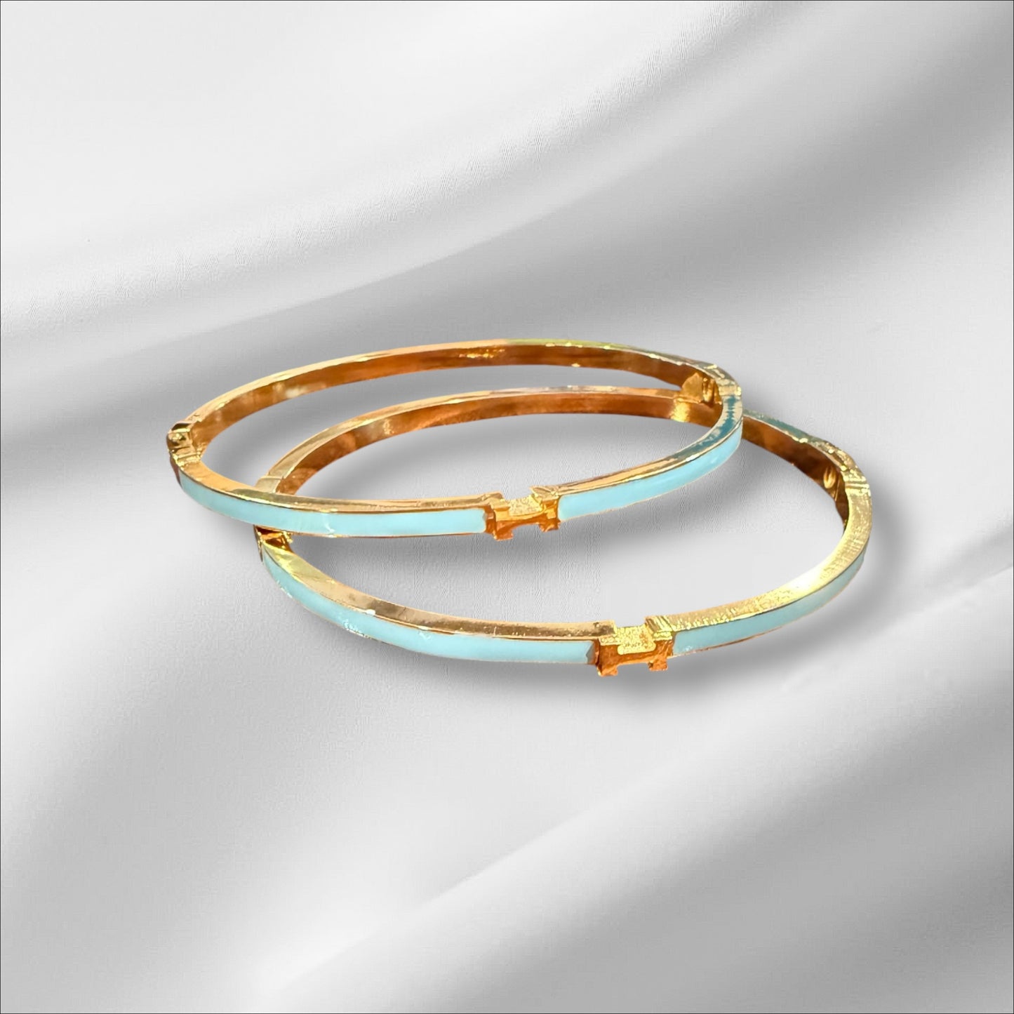 Colored H Bangle