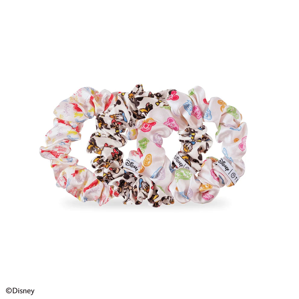 Teleties Mickey and Friends Silk Scrunchies