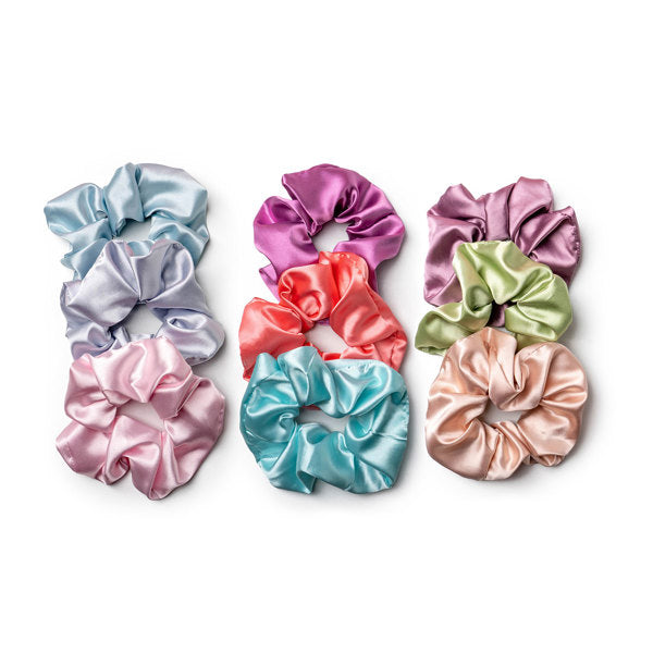 Mane Squeeze Silky Satin Scrunchie Set