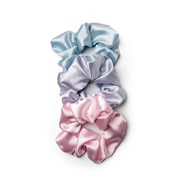 Mane Squeeze Silky Satin Scrunchie Set