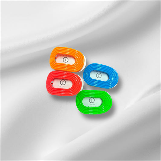 Classic Medium Teleties Flat Round Hair Clip