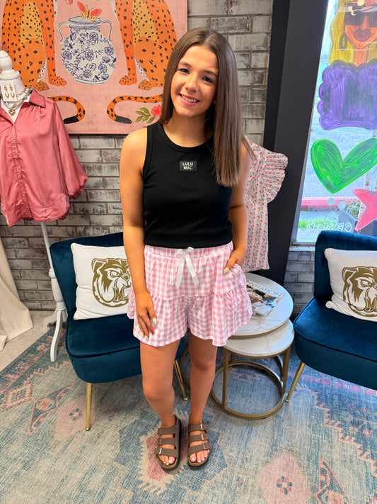 Lulu Mac Gingham Skort