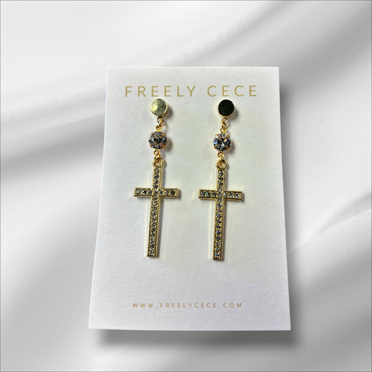 Cross Earring