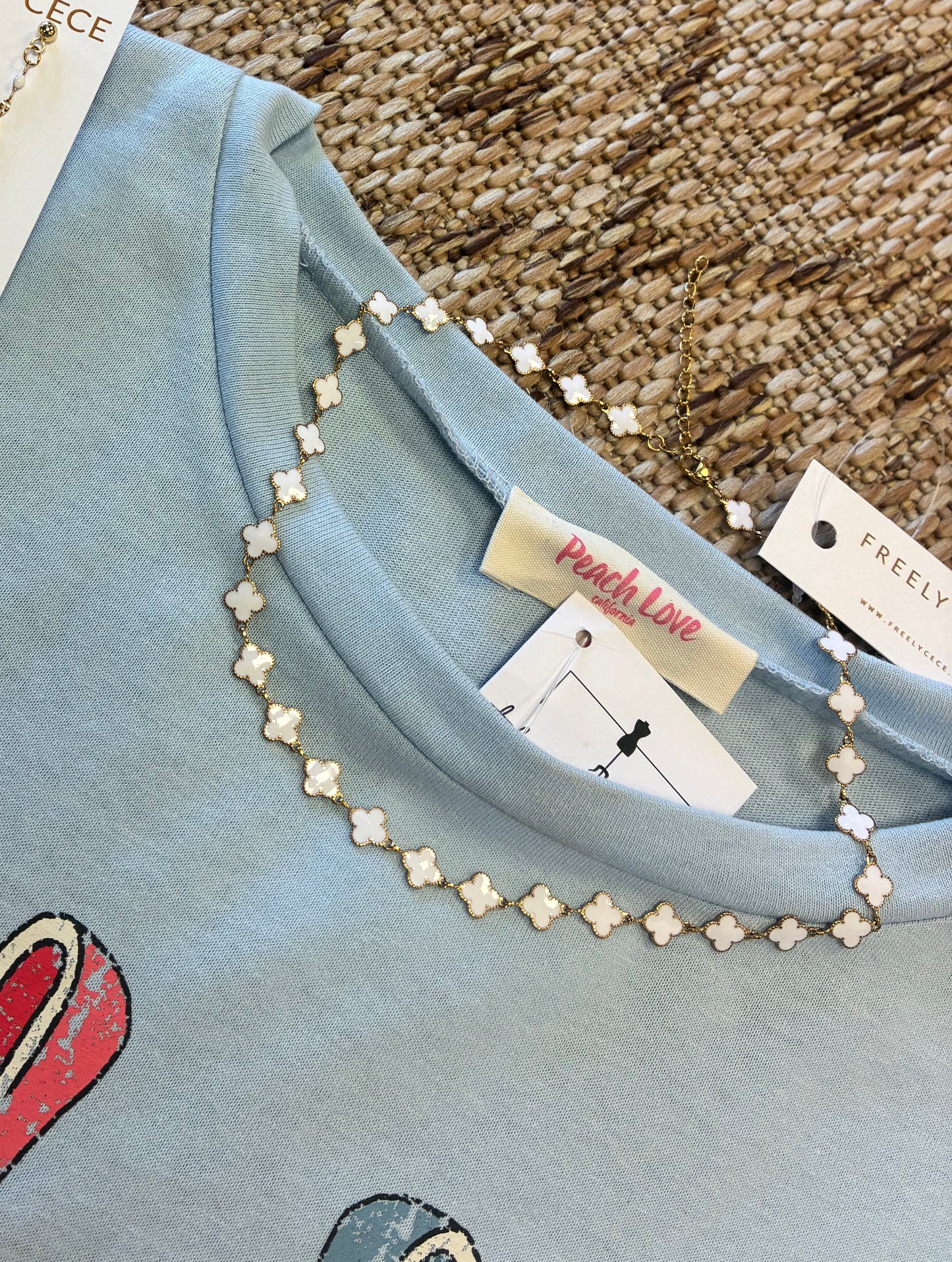 White Clover Necklace