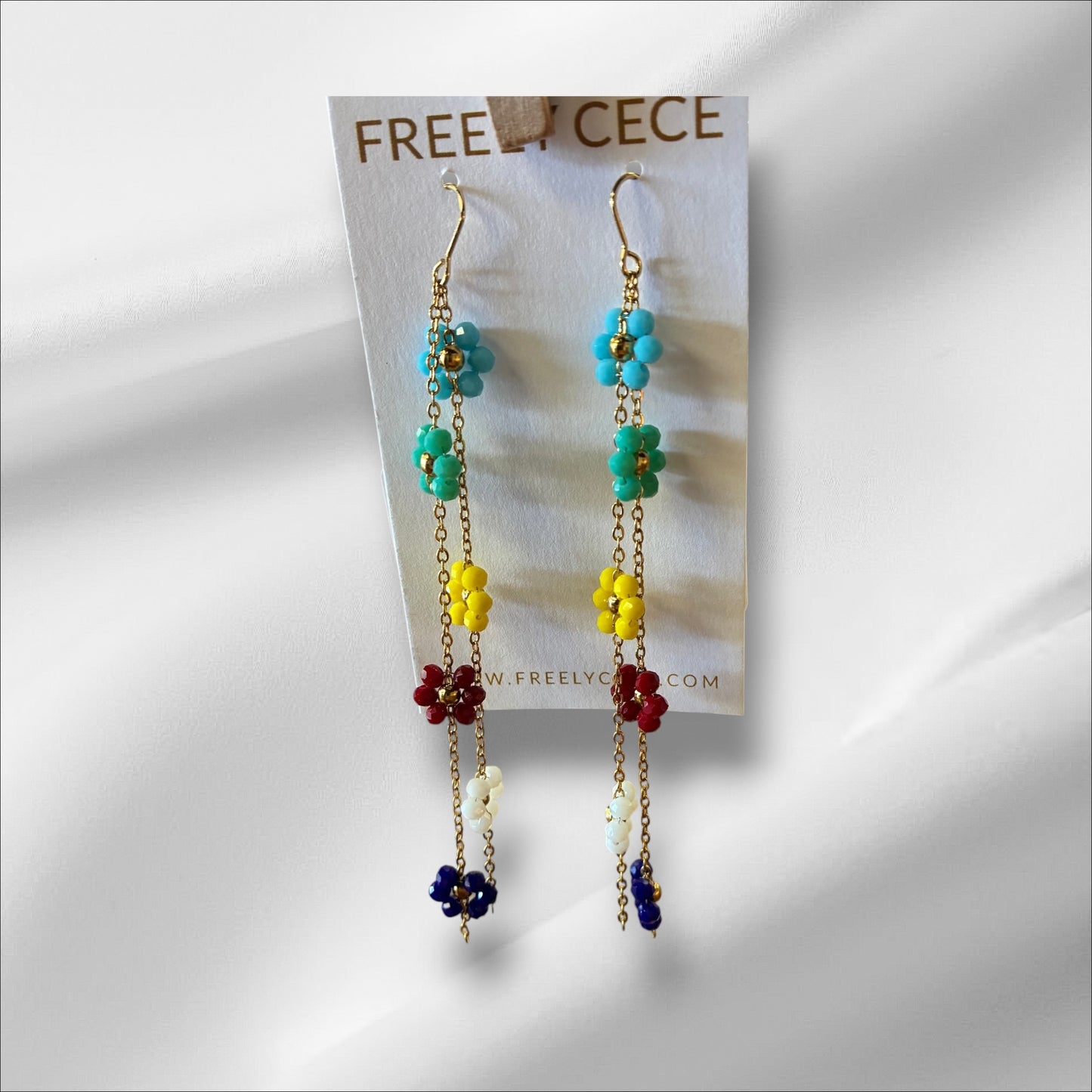 Flower Chain Earrings