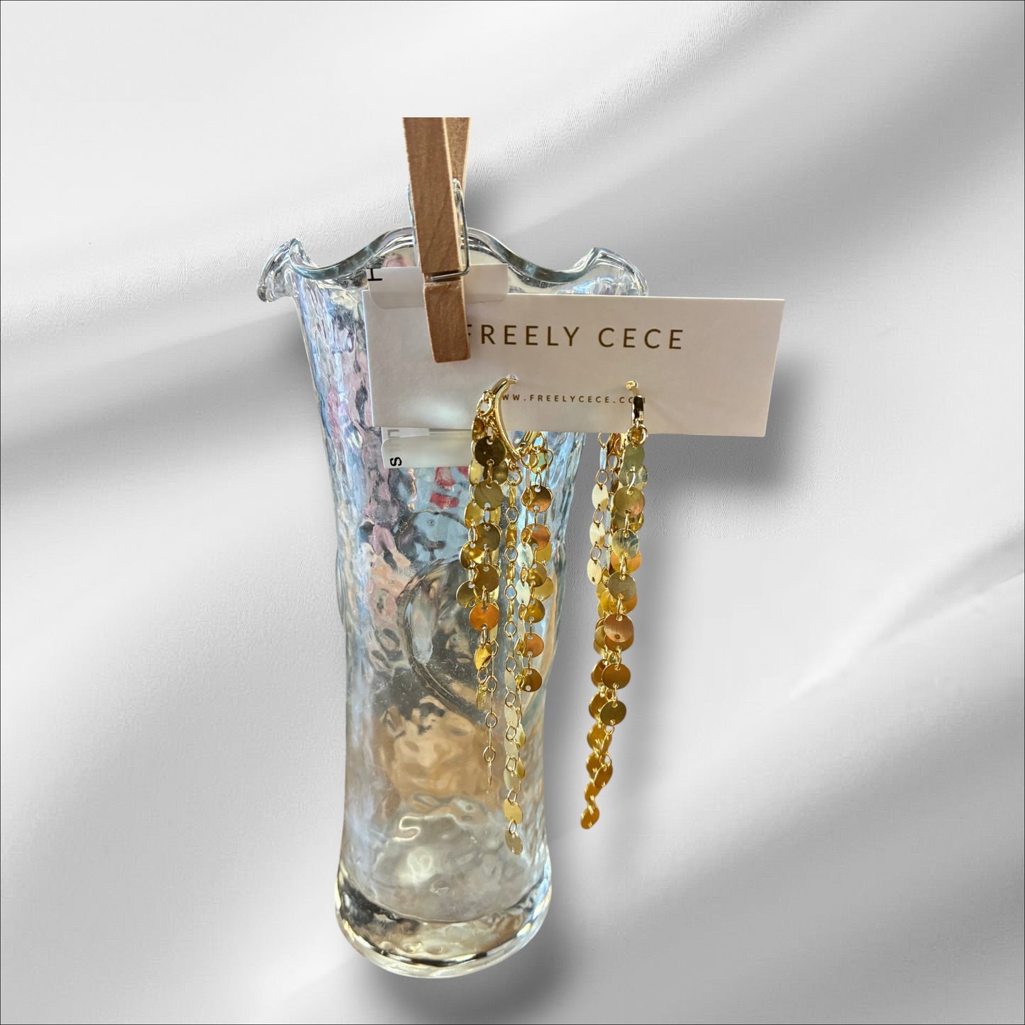 Huggie Chain Earrings
