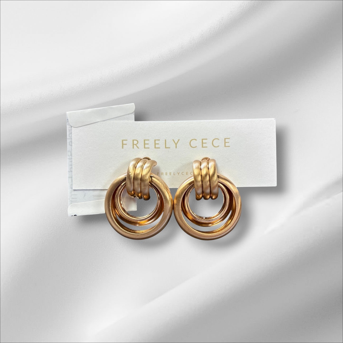 Circle Stud Earrings