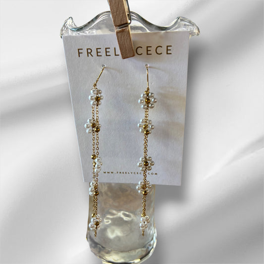 Flower Chain Earrings