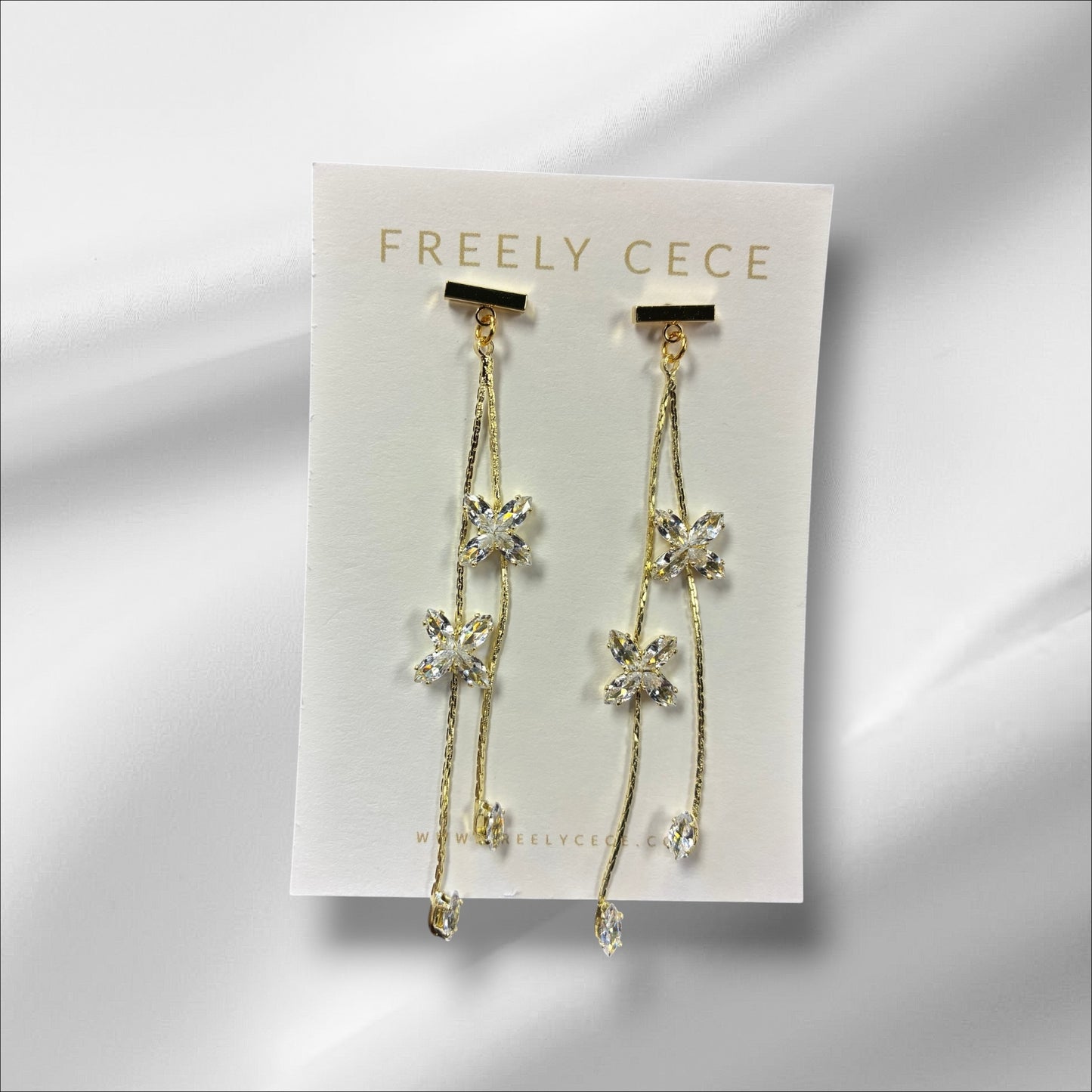 Gem Dangle Earrings