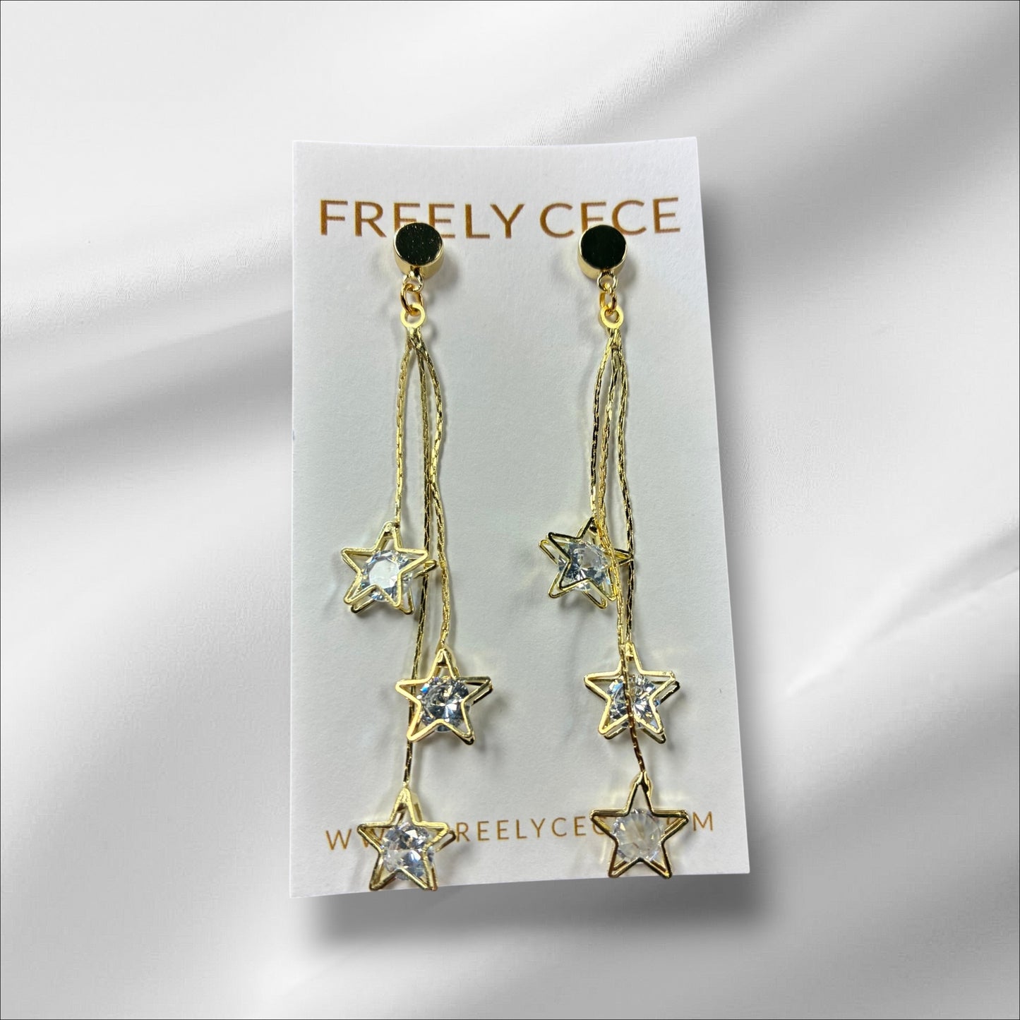 Gem Dangle Earrings