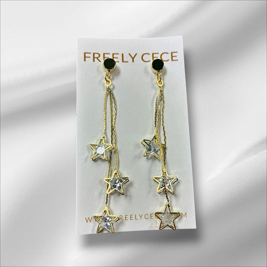 Gem Dangle Earrings