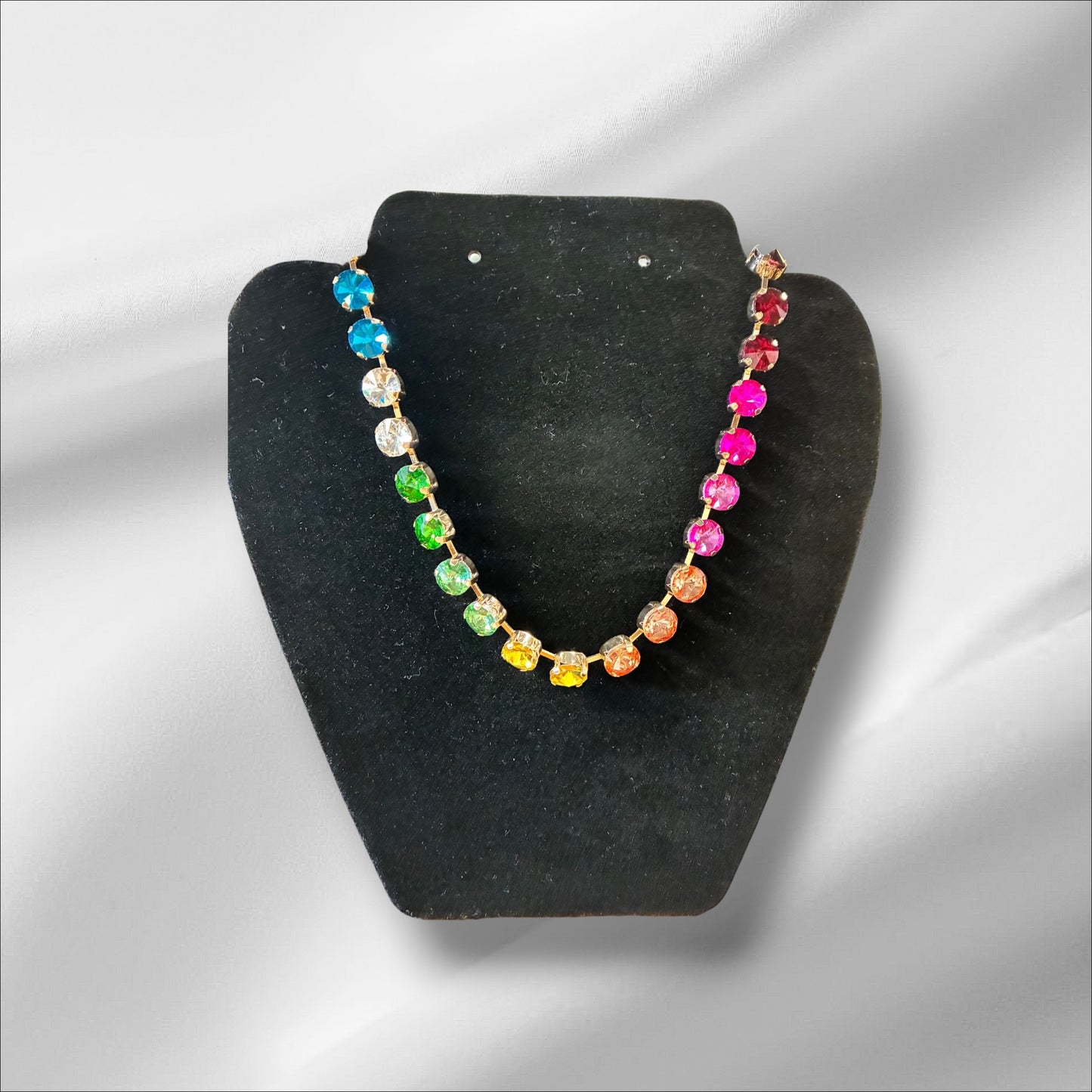 Rhinestone Gem Necklaces