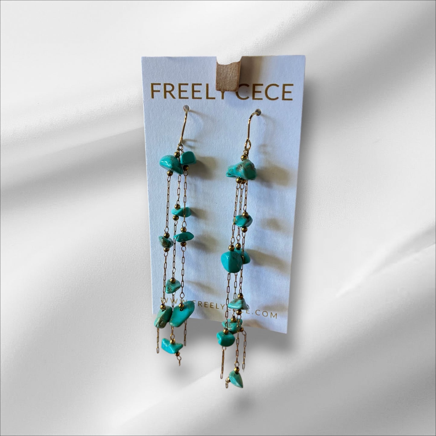 Stone Dangle Earrings
