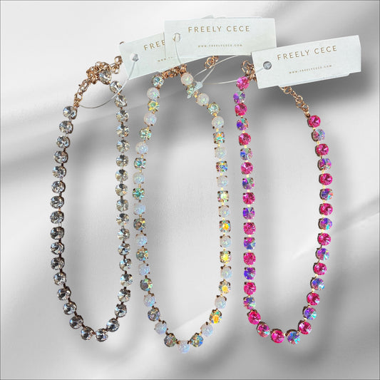 Rhinestone Gem Necklaces