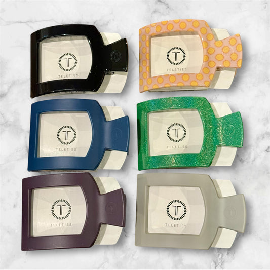 Medium Square Teleties Hair Clip