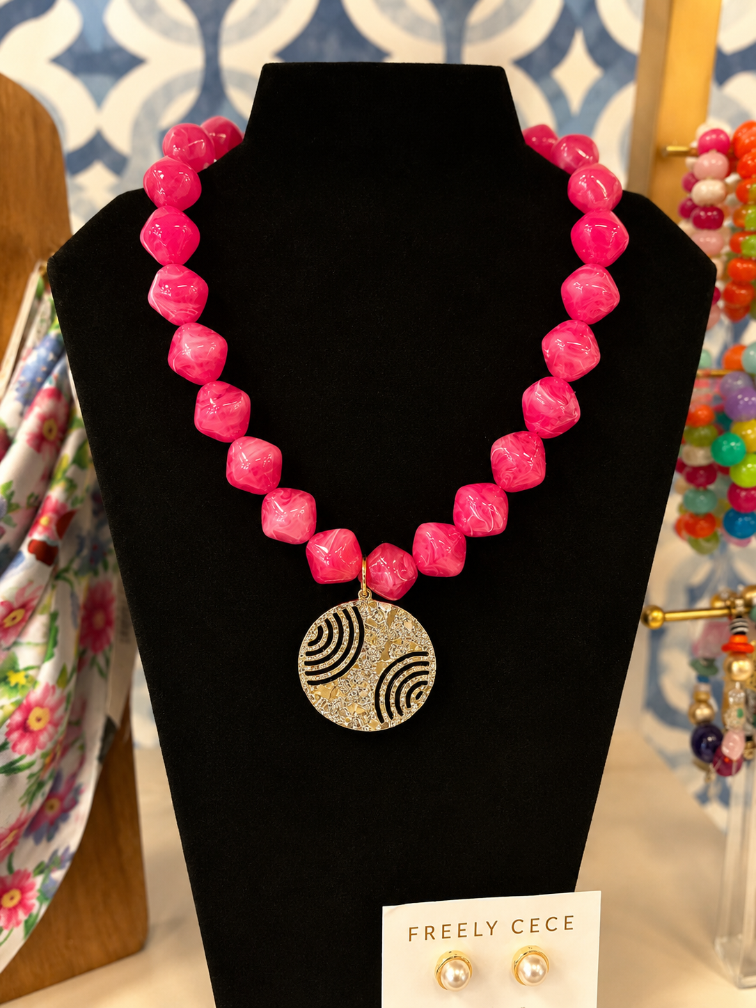 Beaded Charm Necklace