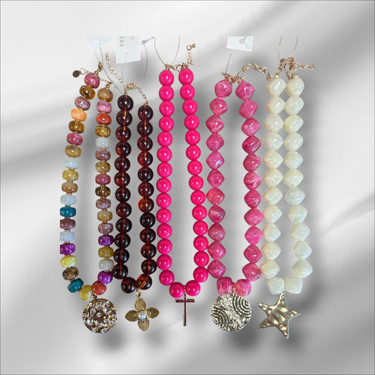 Beaded Charm Necklace