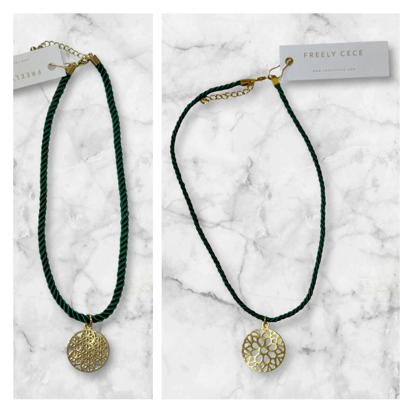 Green Rope Necklaces