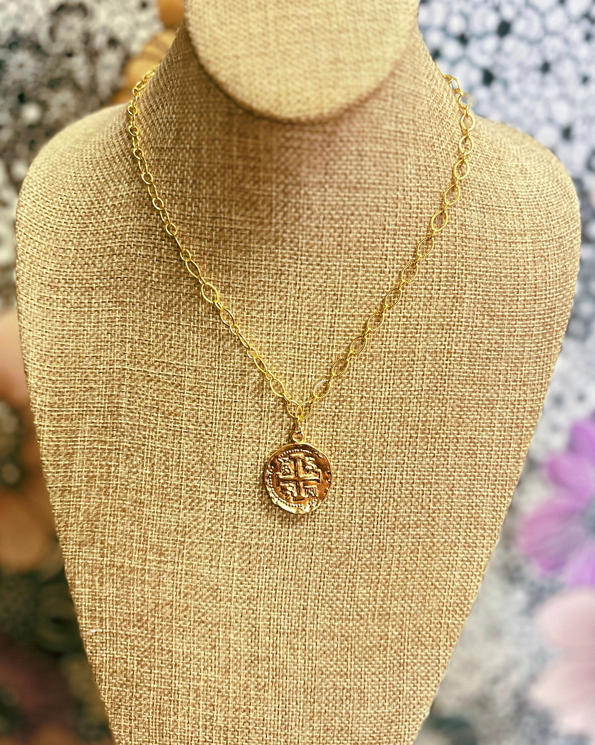 Cathedral Coin Necklace