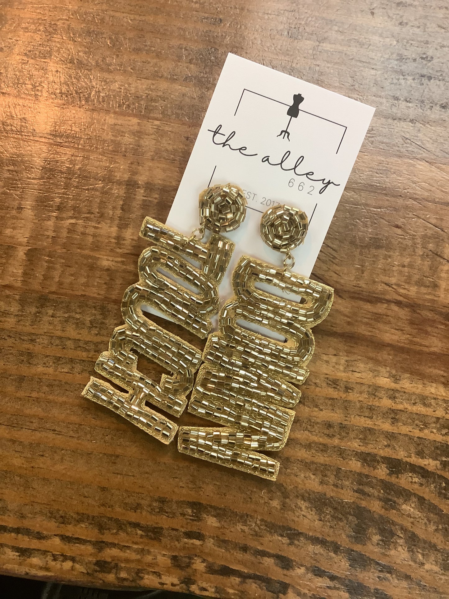 Gold Touch Down Earrings